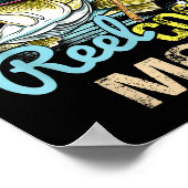 Reel Cool Mom Funny Fishing Quotes For Uncle Women ポスター (角)