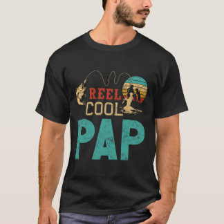 Reel Cool Pap Fishing Father’s Day Gift For Fisher Tシャツ
