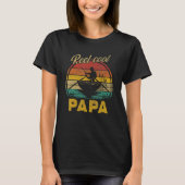 Reel Cool Papa Fisherman Daddy Father s Day Fishin Tシャツ (正面)