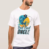 Reel Cool Uncle Fishing Tシャツ (正面)
