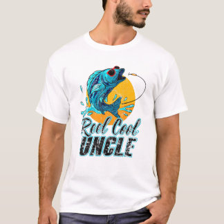 Reel Cool Uncle Fishing Tシャツ