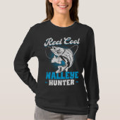 Reel Cool Walleye Hunter Tシャツ (正面)