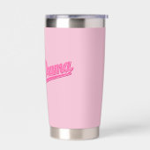 Reel Drama Doll Pink Chicks Who Fish Funny Fishing 保温保冷タンブラー (左面)