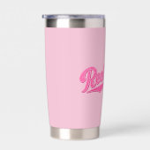 Reel Drama Doll Pink Chicks Who Fish Funny Fishing 保温保冷タンブラー (右面)