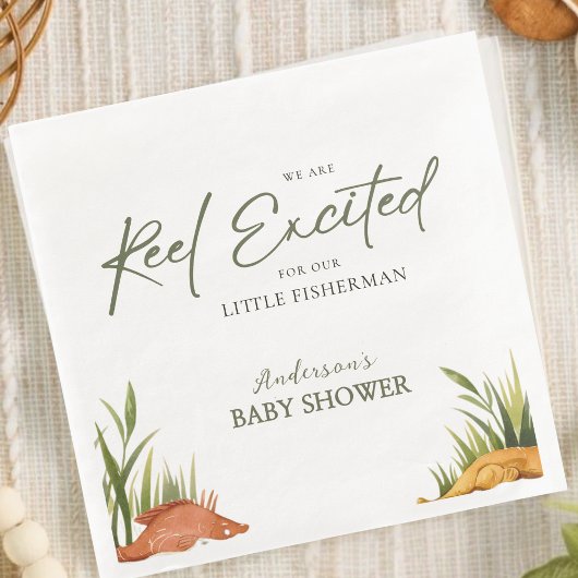  Reel Excited Fishing Baby Boy Little Fisherman 