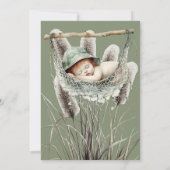 Reel Excited Little Fisherman Baby Shower 招待状 (裏面)