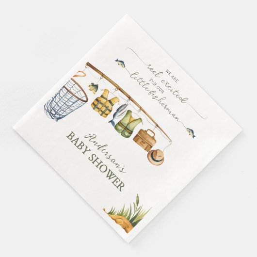 Reel Excited Little Fisherman Fishing Baby Shower (コーナー)