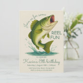 Reel in the Fun Fishing Birthday 招待状 (スタンド正面)