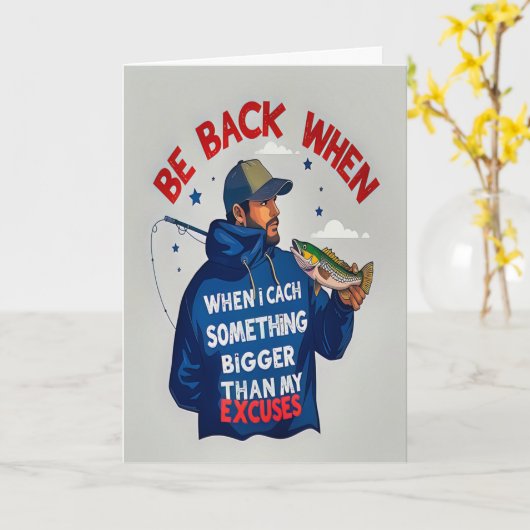 Reel in the Fun, Happy Birthday カード (黄色い花)