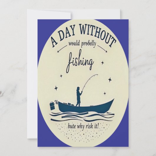 "Reel in the Fun: Save the Date Invitation 招待状 (正面)