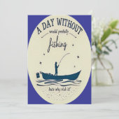 "Reel in the Fun: Save the Date Invitation 招待状 (スタンド正面)