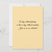 "Reel in the Fun: Save the Date Invitation 招待状 (裏面)