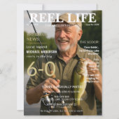 Reel Life Fishing Magazine 60th Birthday Party 招待状 (正面)