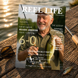 Reel Life Fishing Magazine 60th Birthday Party 招待状