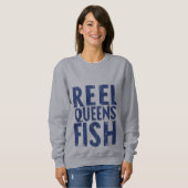 Reel Queens Fish – Women’s Sweatshirt スウェットシャツ (正面フル)