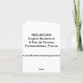 REELBOOKSのインテリア: フォンテンブロー、フランス カード (裏面)