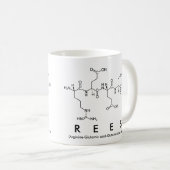 Reesペプチド名mug コーヒーマグカップ (正面右)