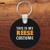 Reese Halloween Personalized Costume Funny  キーホルダー (正面)