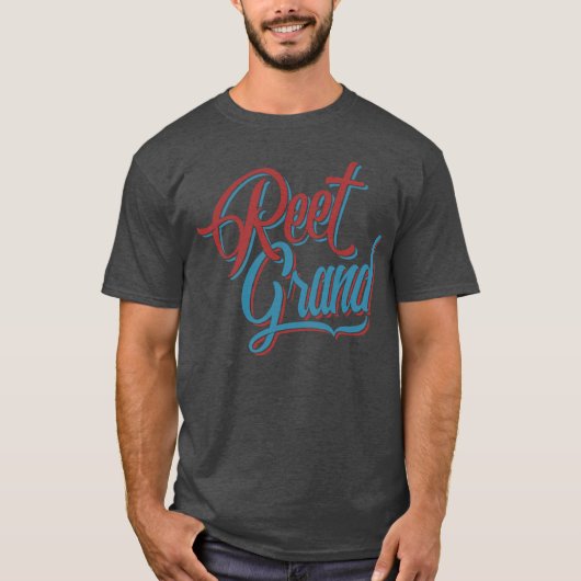 Reet Grand Yorkshire Englandスラング方言 Tシャツ (正面)