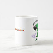 ReeZen AffordaBudsのロゴ11ozの陶磁器のコーヒー・マグ コーヒーマグカップ (中央)