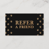 Refer A Friend Modern Luxury Pet Care Service  紹介カード (正面)