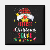Referee Christmas Squad Santa Hat Umre Match  マグネット (正面)