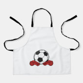 Referee whistle & Soccer ball エプロン (正面)