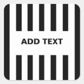 Referreeステッカーに独自の文字を追加 スクエアシール (正面)