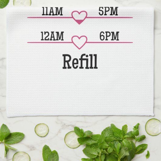 Refill Chart キッチンタオル (折り畳み)