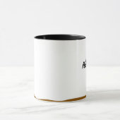 Refill Required Mug – Funny Empty Cup Design マグカップ (中央)