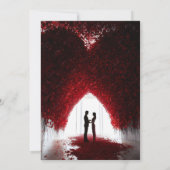 Refined Black White Wedding Overlay Picture 2026  招待状 (裏面)