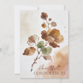 Refined Brown Botanical Branches Sympathy (正面)