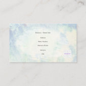 Refined Business Card with QR - Cambrian Cool 名刺 (裏面)