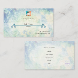 Refined Business Card with QR - Cambrian Cool 名刺