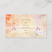 Refined Business Card with QR - Cambrian Hot 名刺 (裏面)