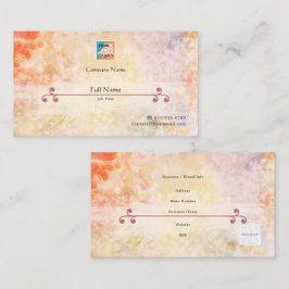 Refined Business Card with QR - Cambrian Hot 名刺