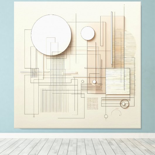 Refined Forms キャンバスプリント (インサイチュ (ウッドフロア))