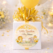 Refined Golden Jungle Safari Design ラウンドシール