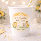 Refined Golden Jungle Safari Design ラウンドシール