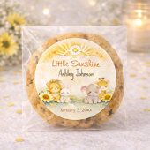 Refined Golden Jungle Safari Design ラウンドシール