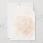 Refined Graduate Cap in Beige Tones Graduation 招待状 (裏面)