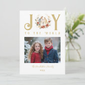 Refined Holy Nativity Joy To The World Quote シーズンカード (スタンド正面)