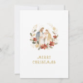 Refined Holy Nativity Joy To The World Quote シーズンカード (裏面)