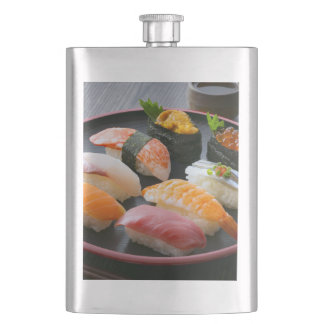 Refined Pour – Elegant Round Sushi Flask フラスク