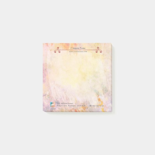 Refined Promotional Post-It Notes - Cambrian Hot ポストイット (正面)