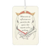 Reflect but don’t Regret Air Freshener with Photo カーエアーフレッシュナー (正面)