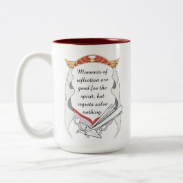 Reflect but don’t Regret Inspirational Mug ツートーンマグカップ