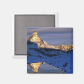 Reflected Matterhorn(スイス) マグネット (正面/裏面)