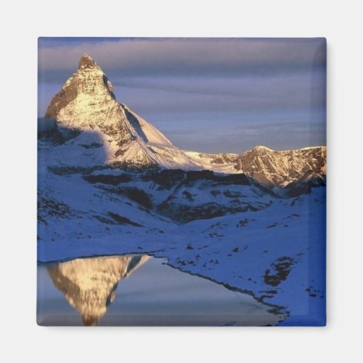 Reflected Matterhorn(スイス) マグネット (正面)