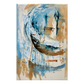 Reflecties in Blauw en Oker ポスター (正面)